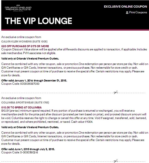 Premium Outlet Cupones