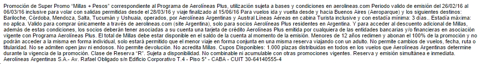 Promo AR Letra chica