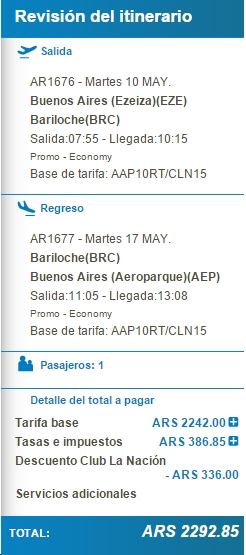 AR Club LN cotizacion