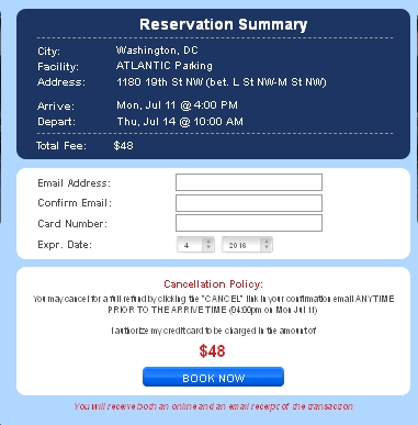 Best Parking Reservation