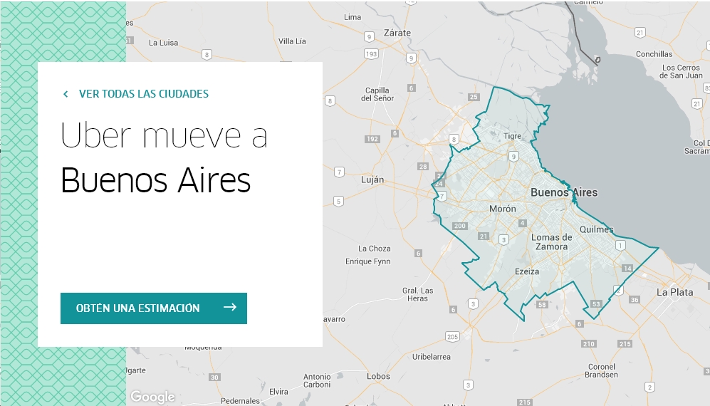Uber Mapa