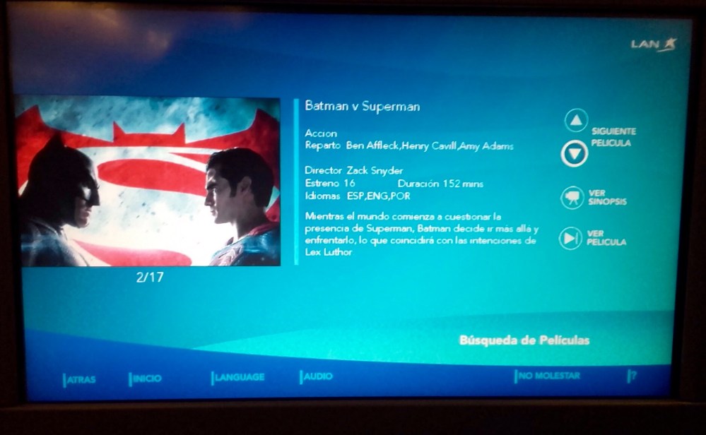 LATAM Entretenimiento a bordo