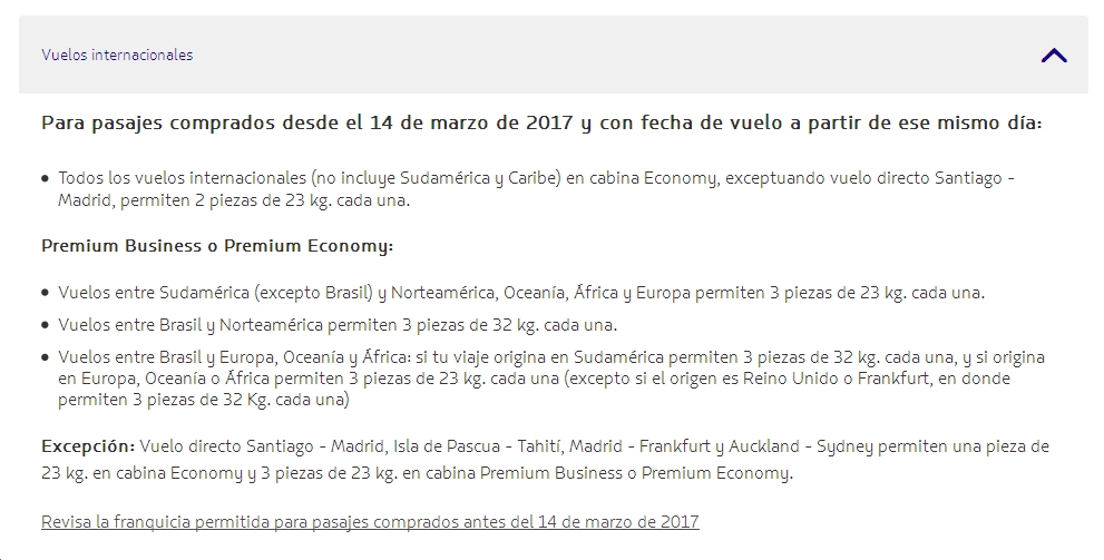 LATAM Equipaje Bodega 4